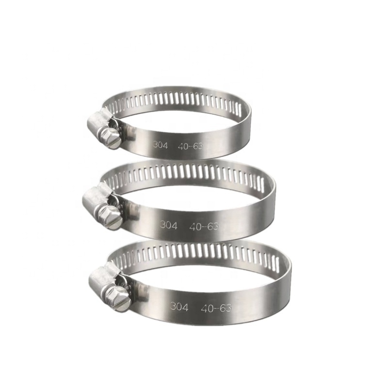 Complete Dimensions Specifications Practical Stainless Steel Strong American Throat Hoop High Pressure Metal Handle Hose Clamp