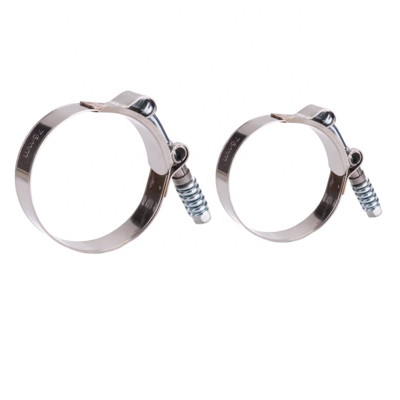 T-Shaped Strong Stainless Steel Throat/Hose Clamp Reinforced Ventilation Pipeline Water Pipe Clamp