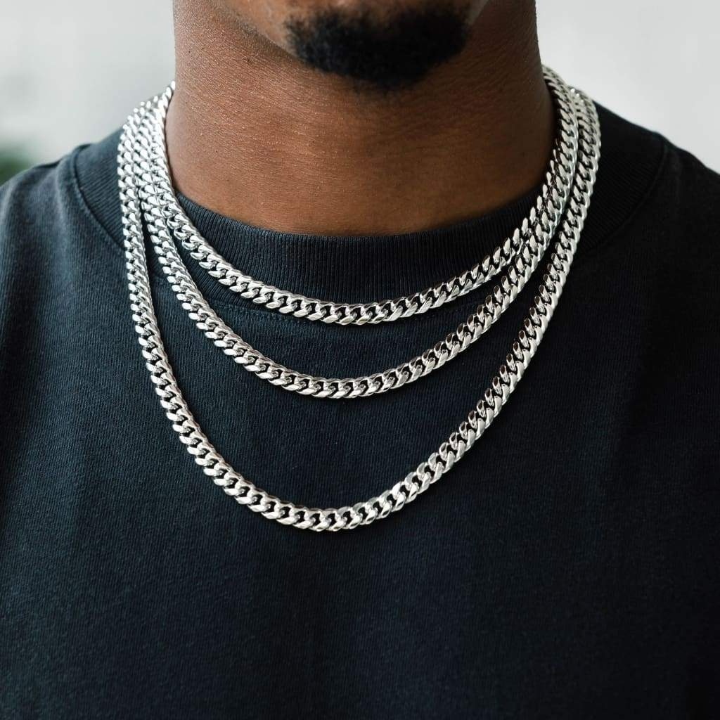 Stainless Steel New Gold Chain Design 18K Gold Filled Chain Necklace Chains Cuban Hip Hop For Men