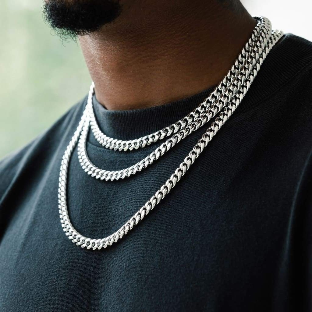 Stainless Steel New Gold Chain Design 18K Gold Filled Chain Necklace Chains Cuban Hip Hop For Men