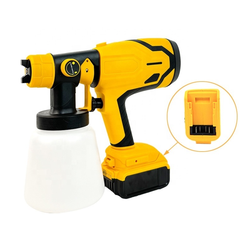 High Efficiency Electric Portable Machine Paint Spray Gun Painting Compressor Cordless Power Tool Power Spray Gun