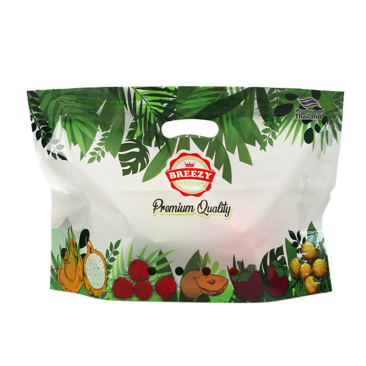 custom print plastic fruit packaging bag grapes packaging fruit banana mango fresh mylar bag