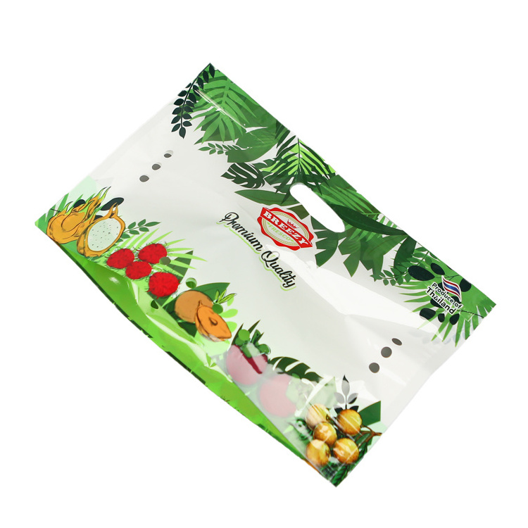 custom print plastic fruit packaging bag grapes packaging fruit banana mango fresh mylar bag