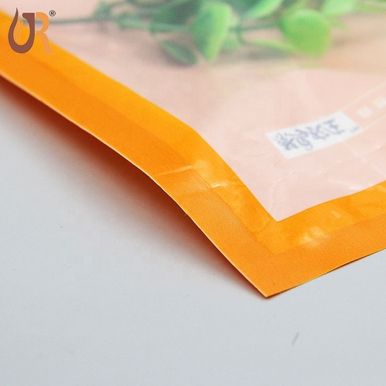 custom printed three side seal frozen food grade nylon plastic packaging vacuum bag for packing for food