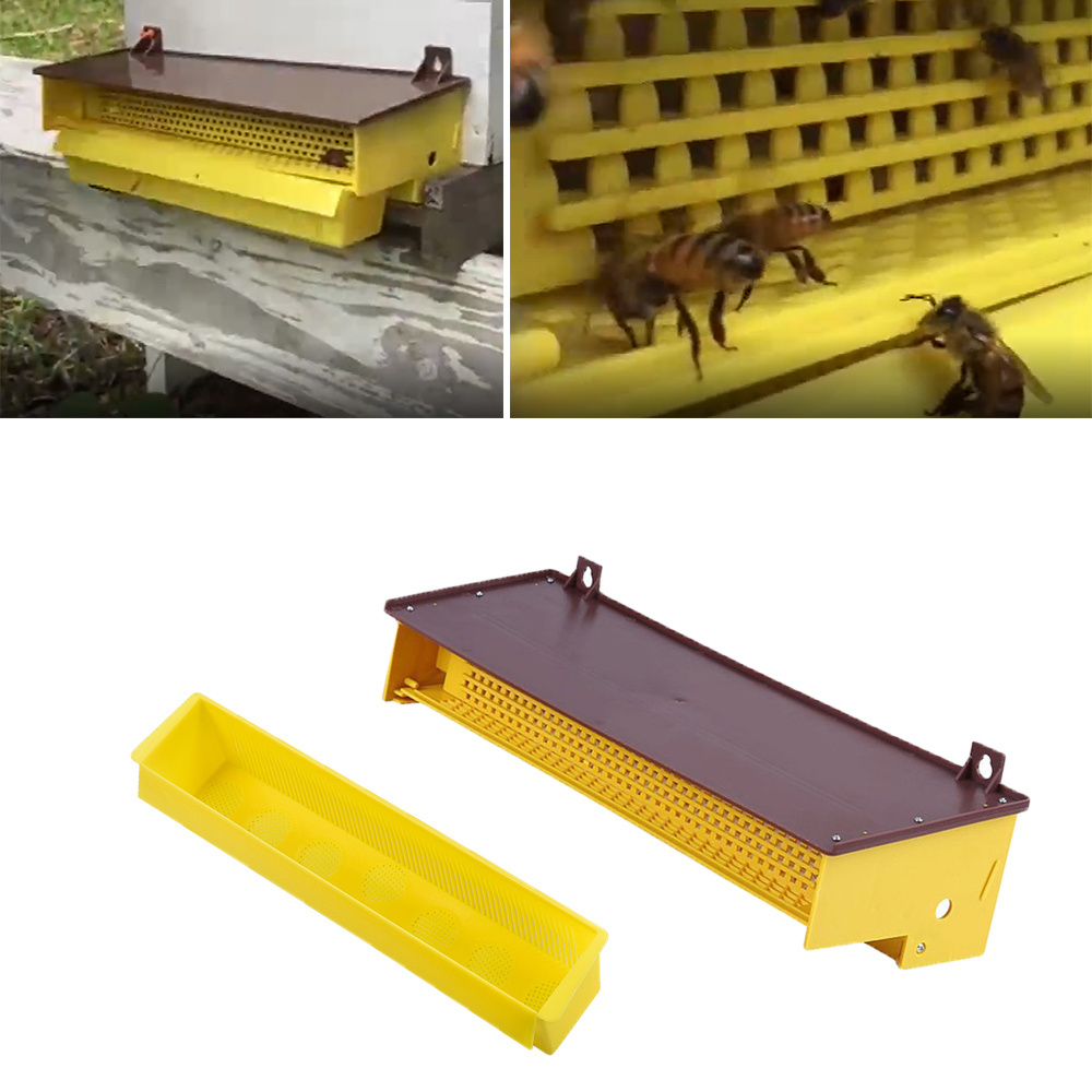 Beekeeping Plastic Pollen Trap Tray Entrance Hive Collector Box Beehive Bee Beekeeper Apiculture Gardening Tools Supplies