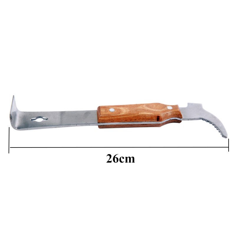 Beekeeper Imker Uncapping Fork Scraper Scratcher Knife Cranked Extractor Frame Beekeeping Supplies Apicultor