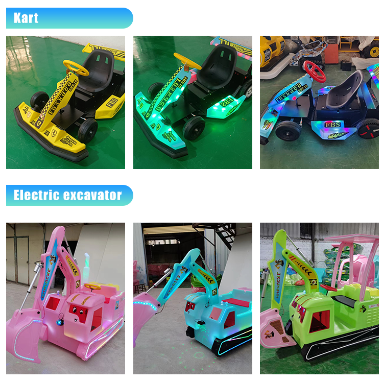 Commercial Ride on Car Amusement Park Attractive Kiddie Rides Kids Electric Customization Bumper Car For Playground