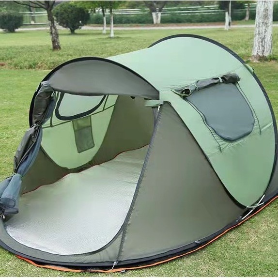 3-4 Person Big Camping Tent Waterproof 2 Bedrooms Big Size Travel Tent Outdoor Camping Tent For Family