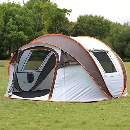 3-4 Person Big Camping Tent Waterproof 2 Bedrooms Big Size Travel Tent Outdoor Camping Tent For Family