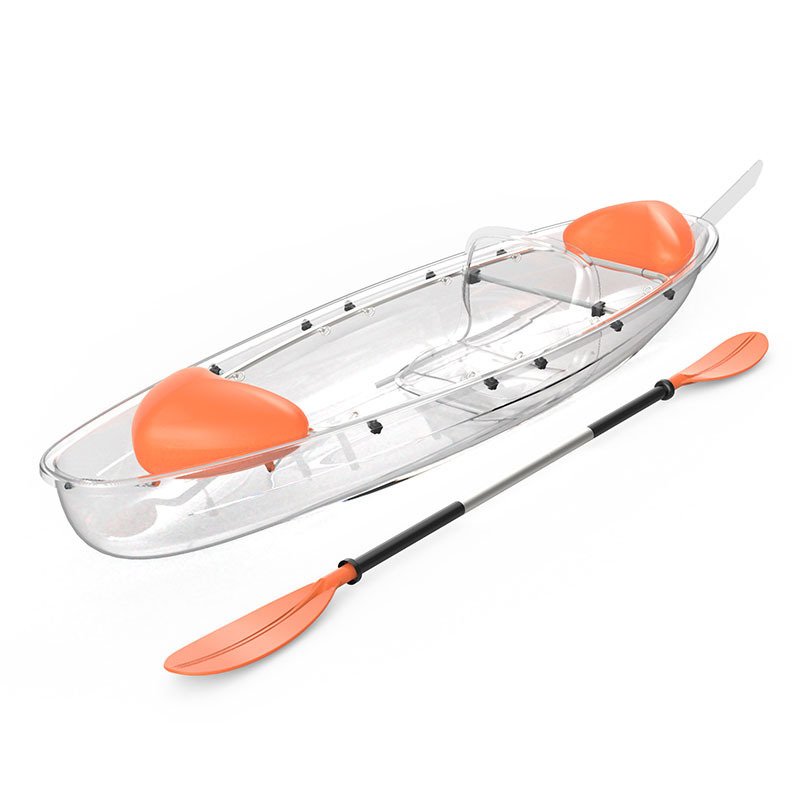 Bottom Boat Canoe Transparent Verified Sunlife Clear Glass Crystal PC Years Clear Kayak 2 Person Fishing Amusement Leisure