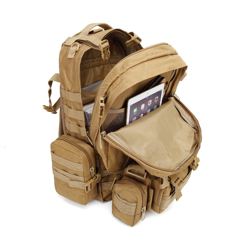 55L Molle Pouch 600D Oxford Outdoor Tactical Backpack