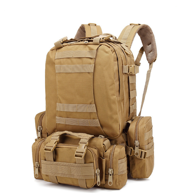 55L Molle Pouch 600D Oxford Outdoor Tactical Backpack