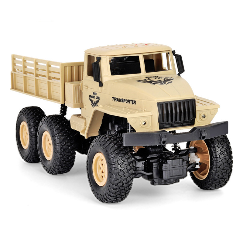 Rock Crawler JJRC Q68 RC Truck 4WD 6 Wheels 1/18 2.4 GHz Toys For Boys Kids Gift Remote Control Car Off Road Vehicle