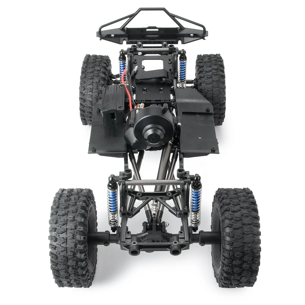 1 Set 313mm Wheelbase Frame Chassis with Wheel Tires Kit for 1/10 SCX10 II 90046 RC Crawler Car Assembled Upgrade Parts