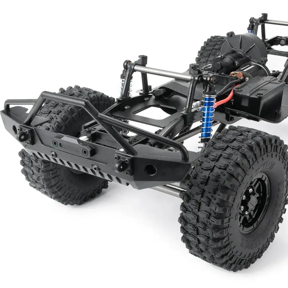 1 Set 313mm Wheelbase Frame Chassis with Wheel Tires Kit for 1/10 SCX10 II 90046 RC Crawler Car Assembled Upgrade Parts