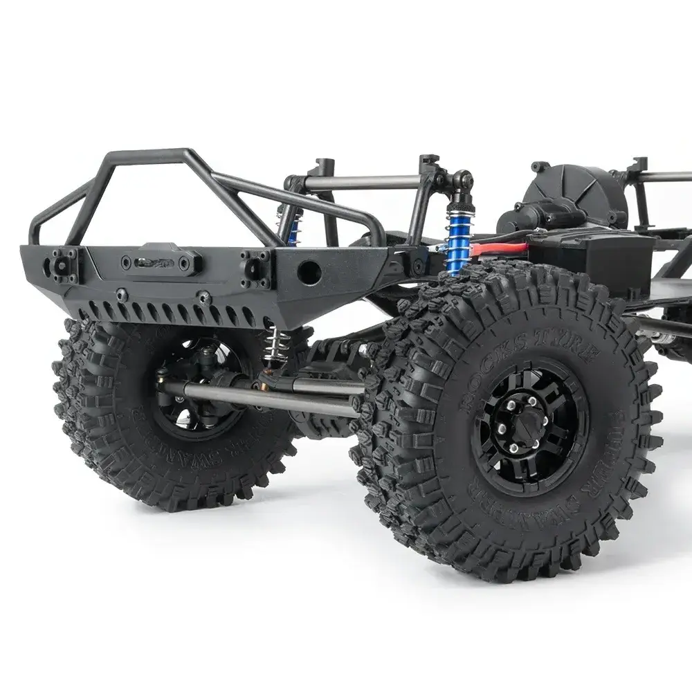 1 Set 313mm Wheelbase Frame Chassis with Wheel Tires Kit for 1/10 SCX10 II 90046 RC Crawler Car Assembled Upgrade Parts