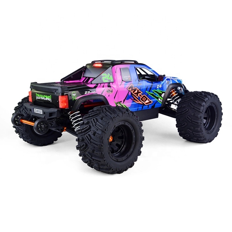 ZD Racing MX-07 2.4Ghz 1/7 4WD 4x4 Brushless Fast RC Car For Adults With 100 km High Speed Off Road Remote Control Truck Toys