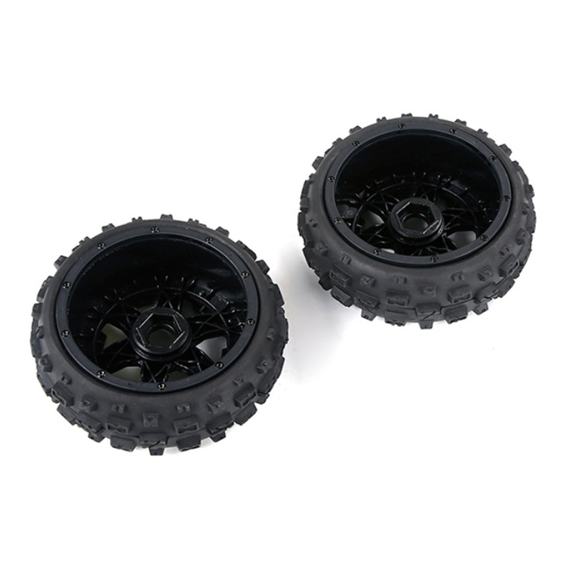 2pcs/set Off Road Front Tire Tyre For Rofun Baha 5B 1/5 RC Cars Remote Control Vehicle Parts Accessories 85078