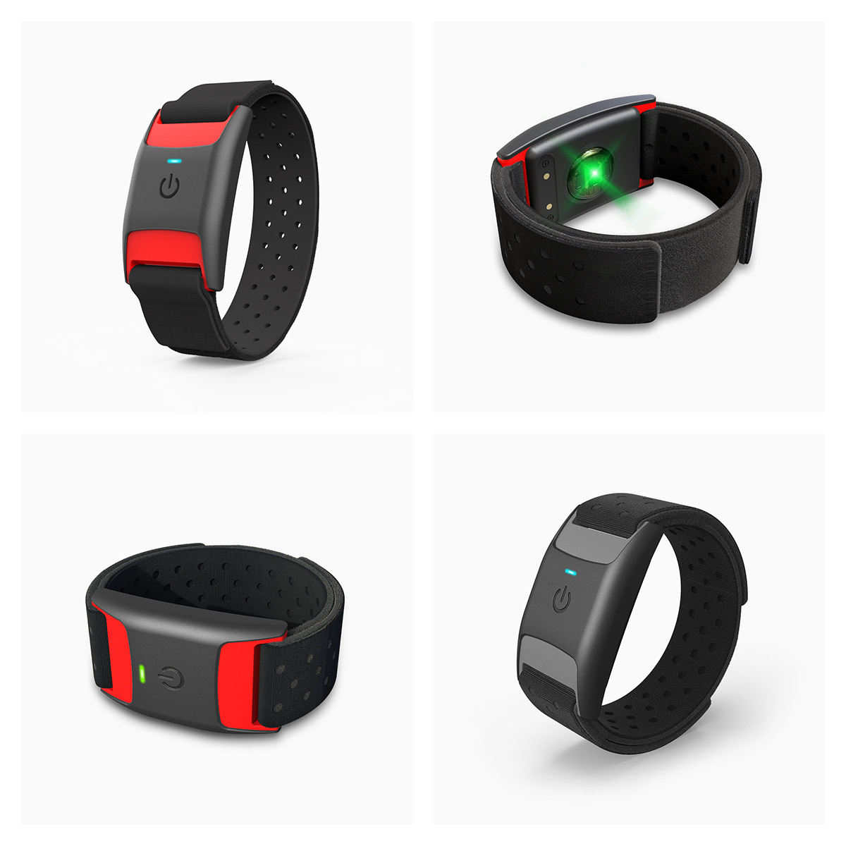 PAISIBLE Arm Band Waterproof And Energy Saving Bluetooth-compatible Intelligent Blood Oxygen Monitoring ANT+ Wristband