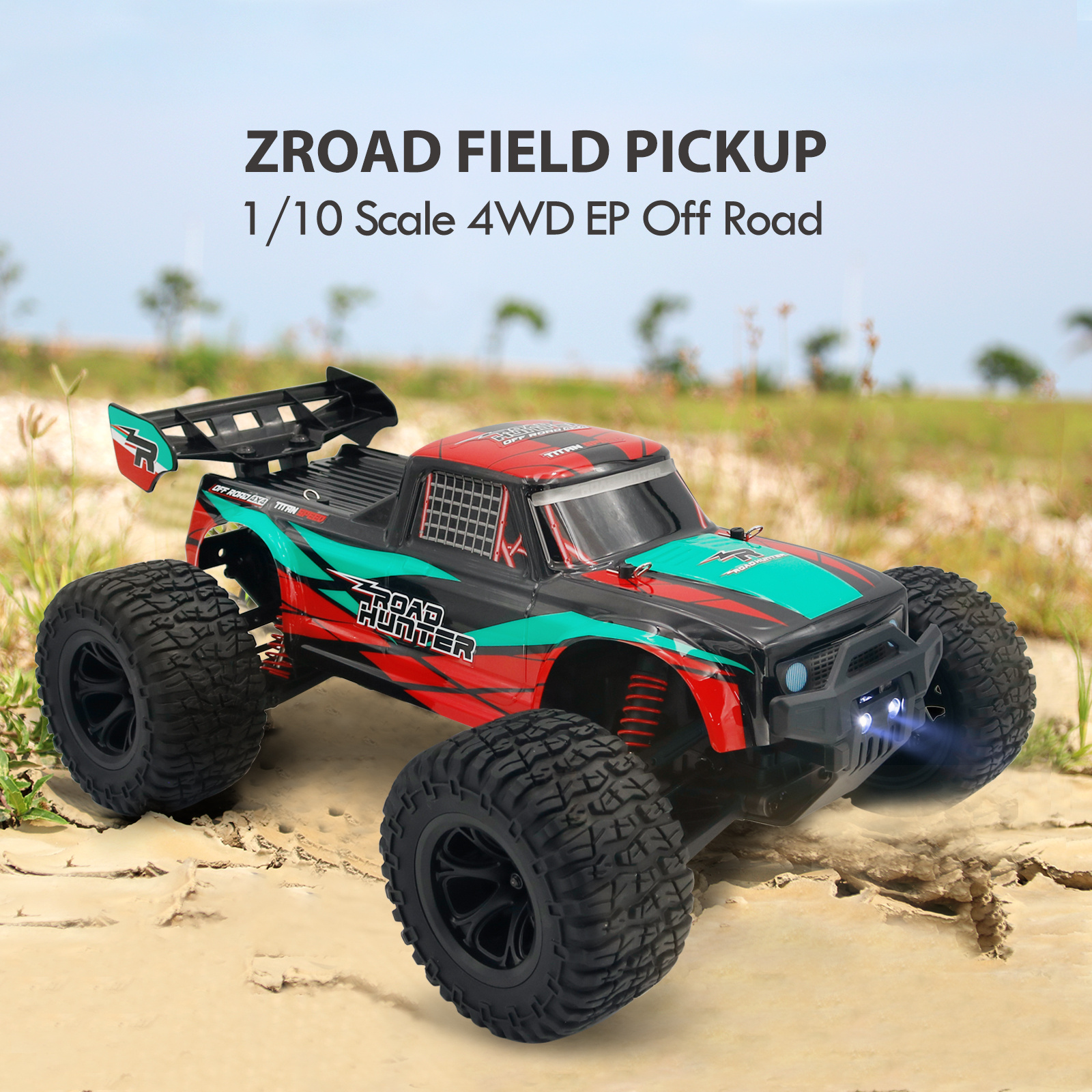 Rock Crawler JJRC Q123 1/10 4X4 48km/h Brushed High Speed RC Car  Truck Remote Control Buggy for Kids Christmas Gift