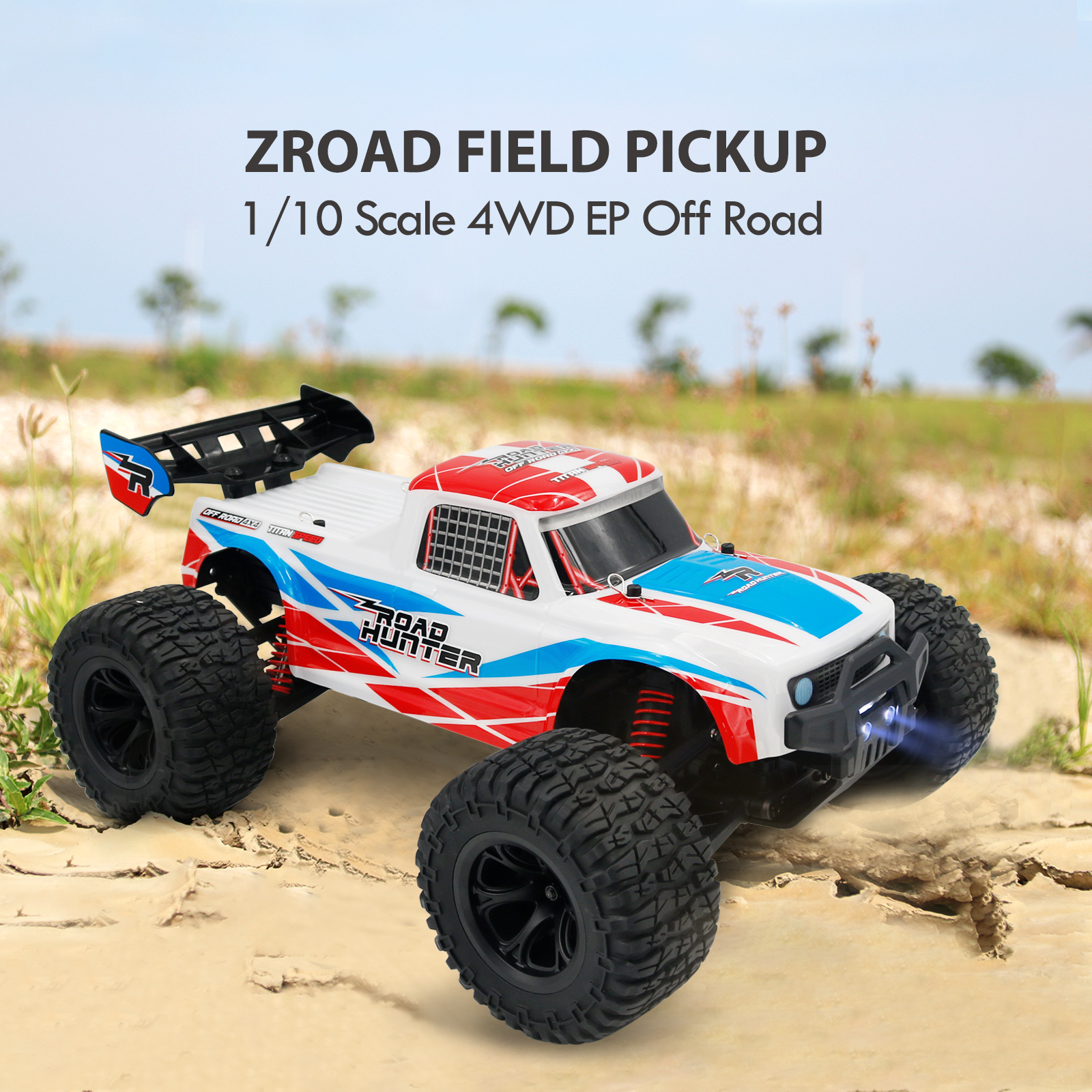 Rock Crawler JJRC Q123 1/10 4X4 48km/h Brushed High Speed RC Car  Truck Remote Control Buggy for Kids Christmas Gift