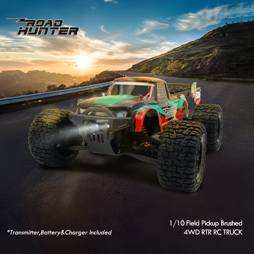 Rock Crawler JJRC Q123 1/10 4X4 48km/h Brushed High Speed RC Car  Truck Remote Control Buggy for Kids Christmas Gift