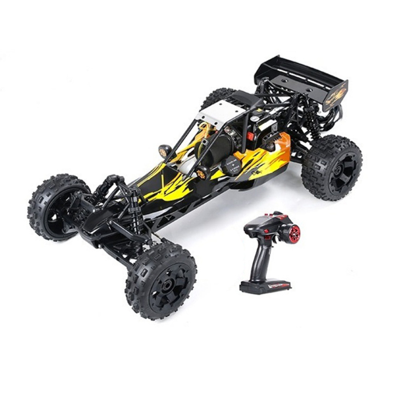 1/5 Scale 2 Stroke Gas RC Car Gasoline Petrol Engine Powered Remote Control High Speed Truck Toy For Adult Rofun Baha 5B 29CC