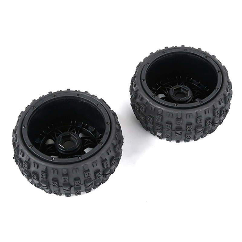 2pcs/set Off Road Rear Tire Tyre For Rofun Baha 5B 1/5 RC Cars Remote Control Vehicle Parts Accessories 85079