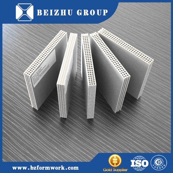 Recycle pp hollow construction plastic formwork for concrete pvc formwork