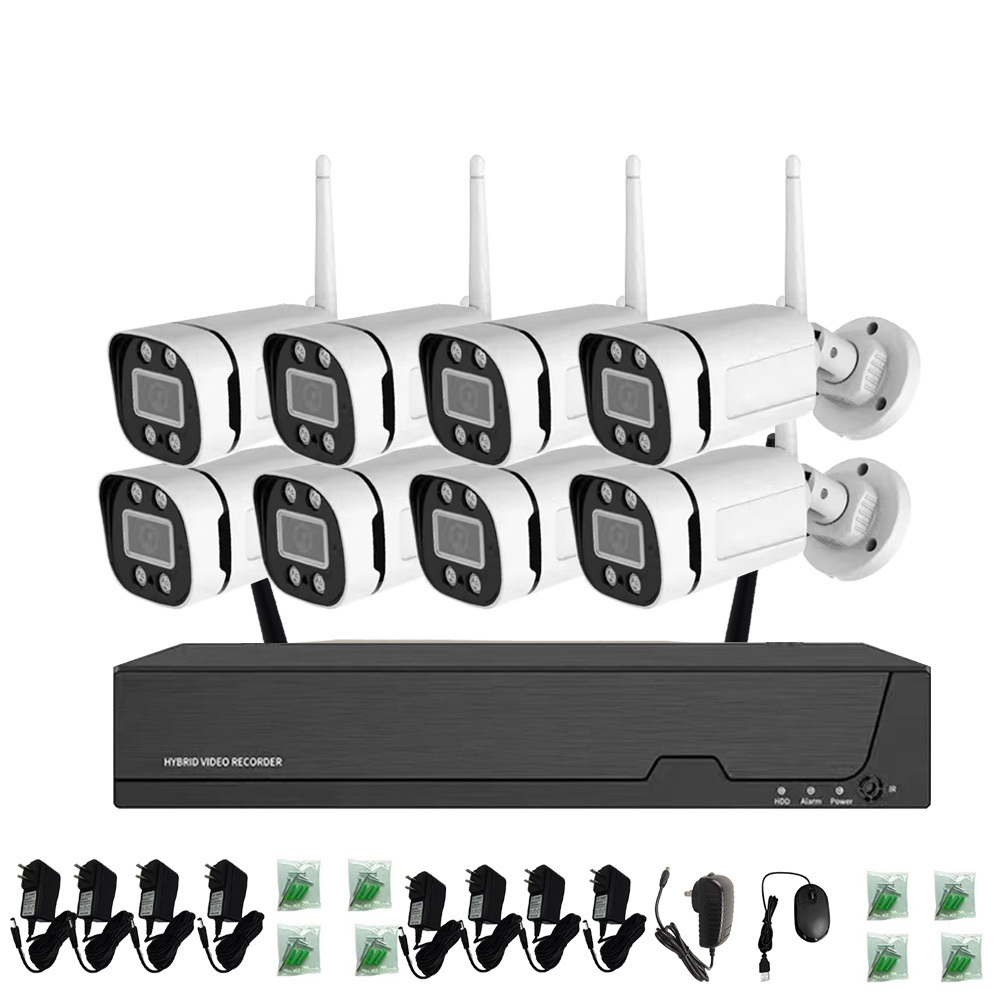 XMeye NVR Monitor 1080P 4CH Wireless WiFi NVR Security Camera Kit NVR Kit Camera De Segurance IP 4 Cameras