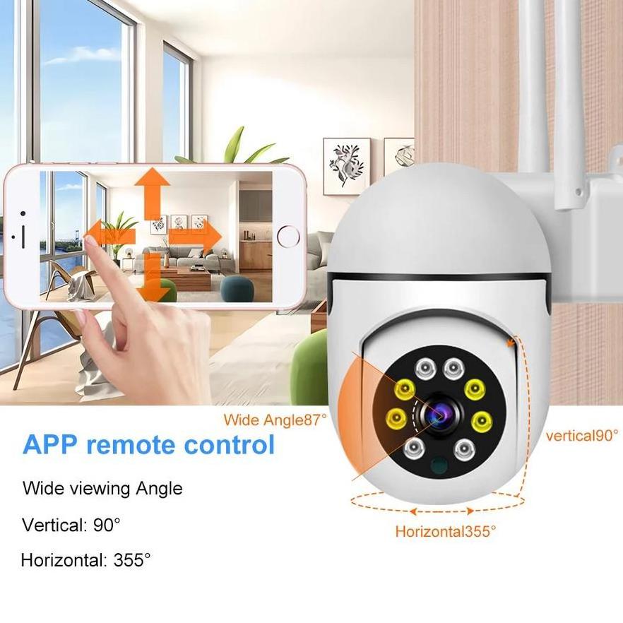 5G Wireless Mini Outdoor PTZ Camera Security Surveillance IP Camera 1080P 4x Digital Zoom Wireless Camera