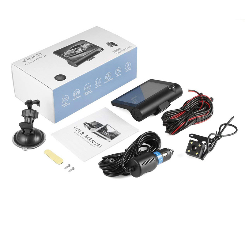 3 Lens Car DVR Triple With Three Cameras Car Camera HD 1080P Dash Cam 170 Degree Wide Angle Car Black Box