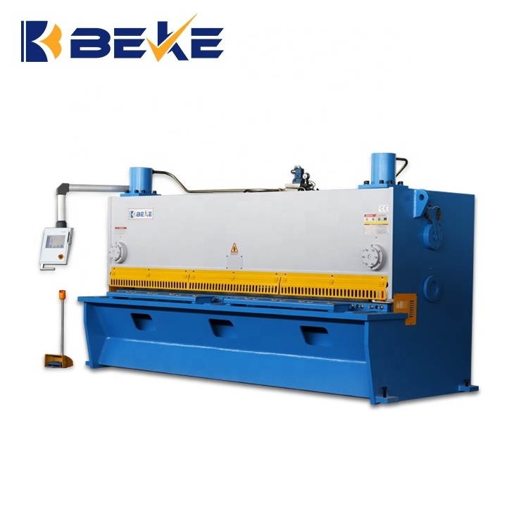 QC11K TP10S 10*3200 hydraulic shearing machine for cutting metal  CNC guillotine machine