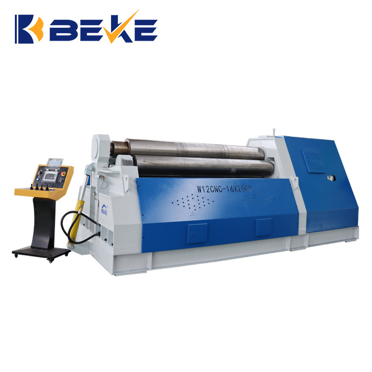 Beke W12 16*3000 Rolling Machine,Hydraulic Rolling Machine,4 Rollers Rolling Machine