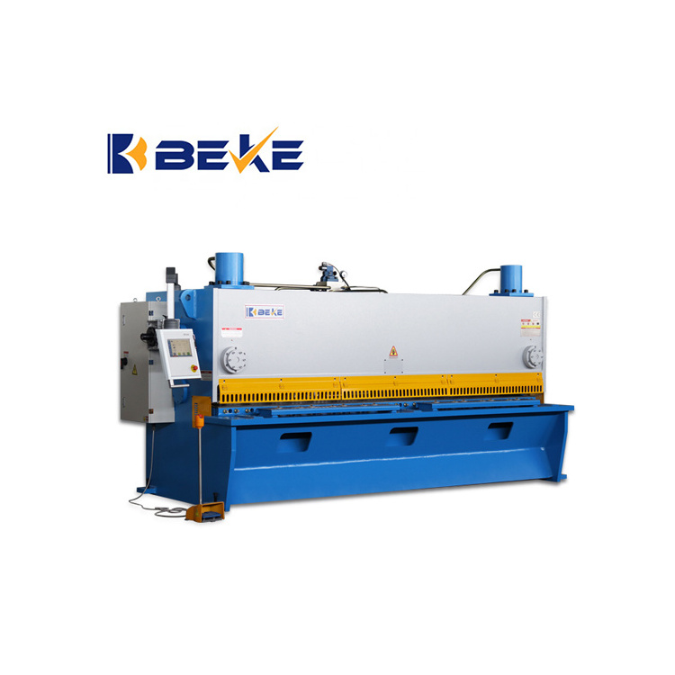 Hydraulic System 10*3200 Guillotine Shearing Machine Metal Sheet Cutter with TP10S controller