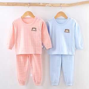 wholesale Christmas child clothing sets Kids Pajamas Sets Cartoon Print Top Pants Family Two-piece Sleepwear for girls boys