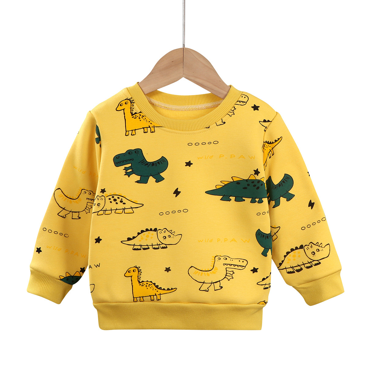 Infant Baby long Sleeve Sweatshirt Color 2Y to 9Y boys Tops Kids Boys Jumper Sweater Cotton