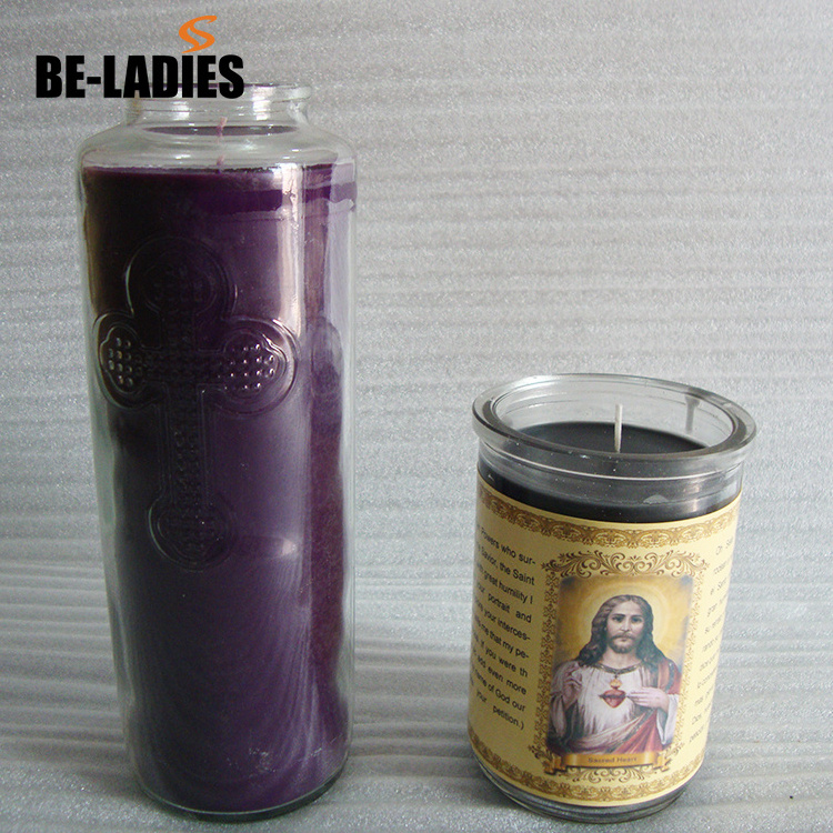 China factory price paraffin wax smokeless India mexican church religious candle