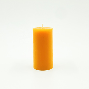 colorful tealight candle decoration yellow bee wax pillar candle factory