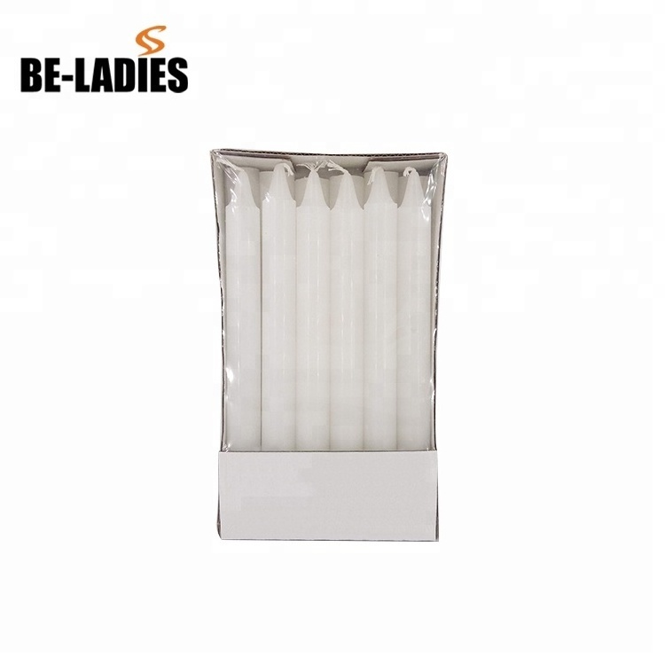 Manufacturer Long burning time taper stick utility daily use white candle