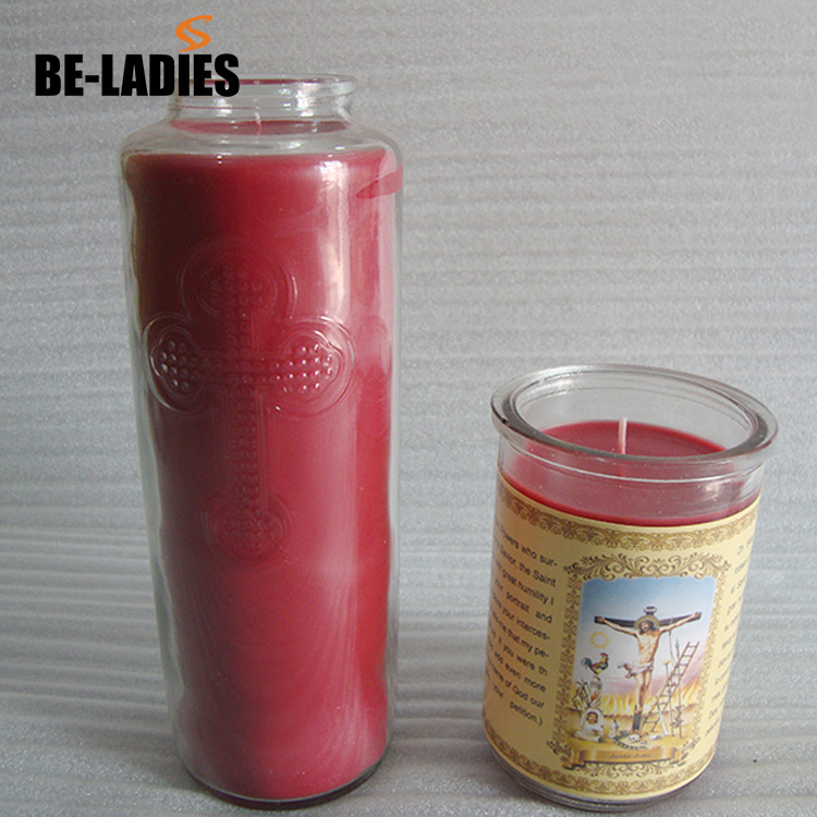 China factory price paraffin wax smokeless India mexican church religious candle