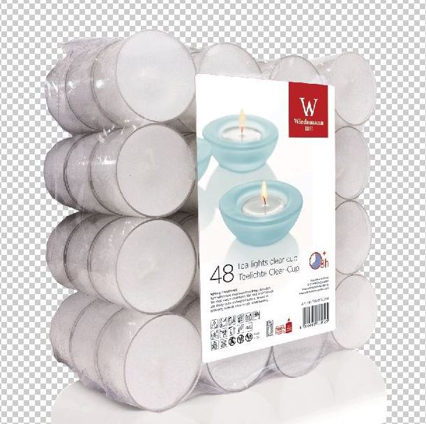 Paraffin wax white unscented wholesale pvc cup tea light candles in bulk