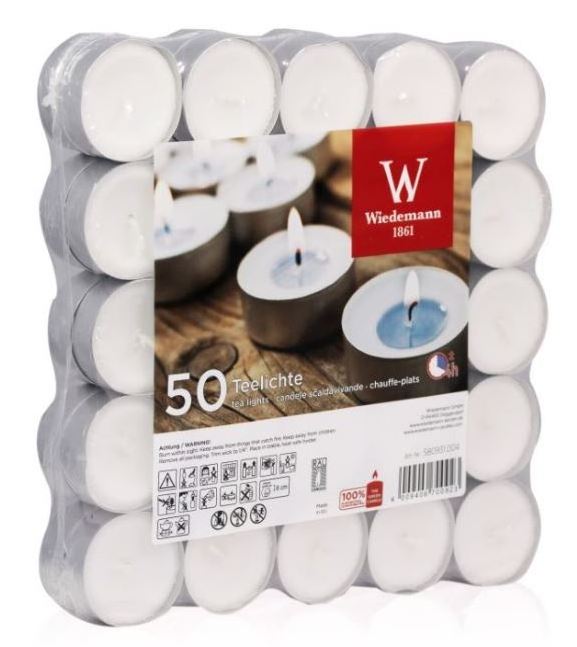 Paraffin wax white unscented wholesale pvc cup tea light candles in bulk