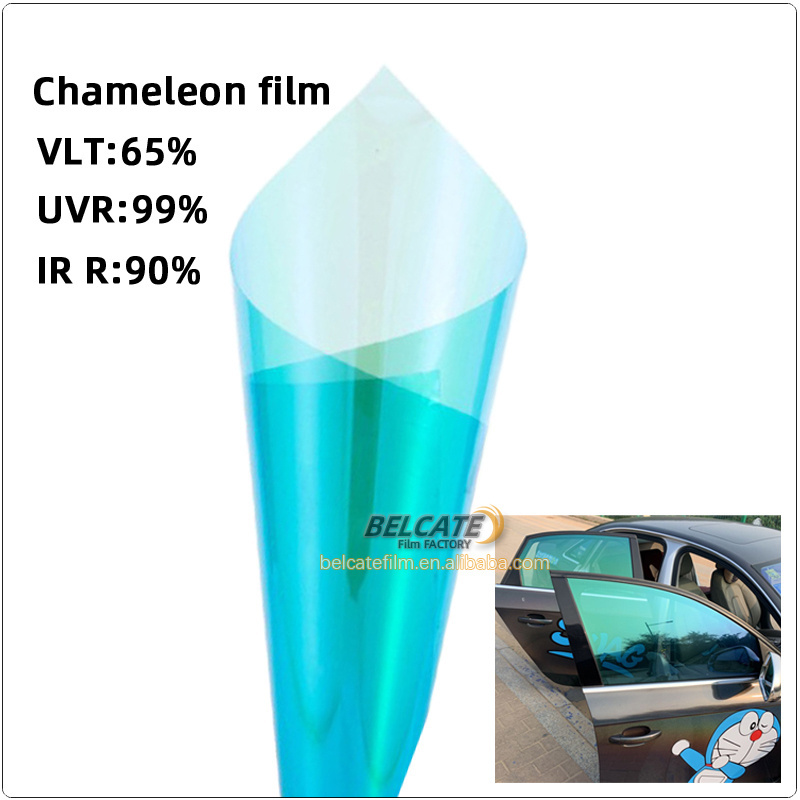 Photochromic film for Automotive glass screen protection, solar control window film sheet 65%VLT glue window tint