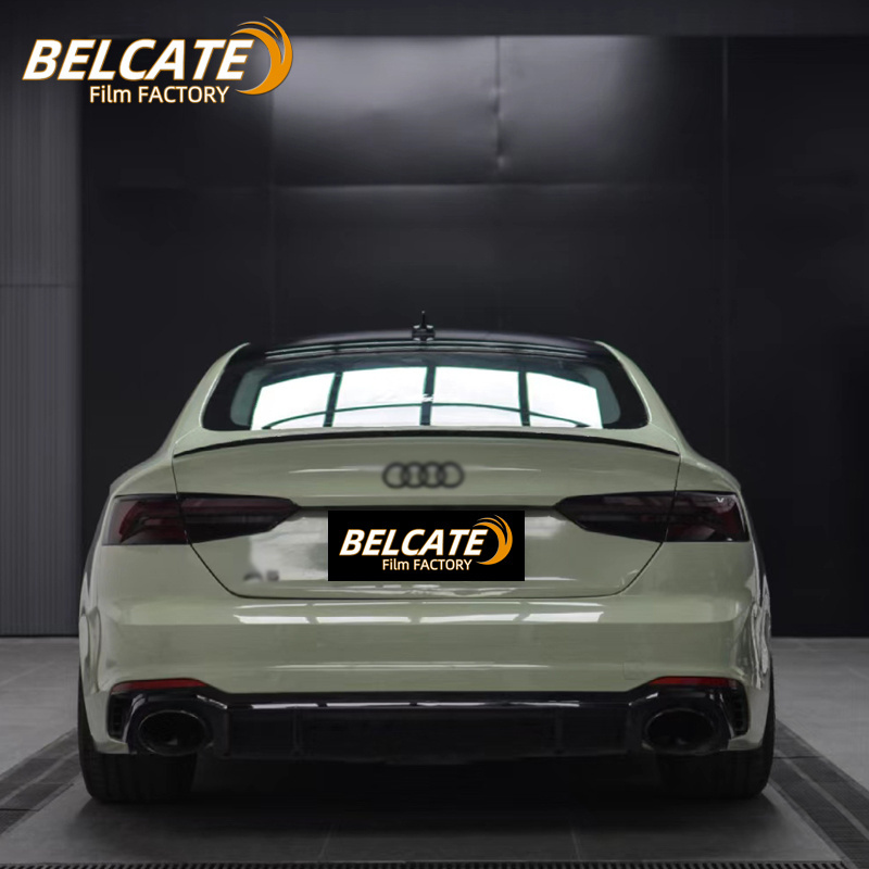 BELCATE Plant Wholesale care for Foam-free car stickers 5x60 ft tall Khaki Green Car vinyl film Car vinyl packaging