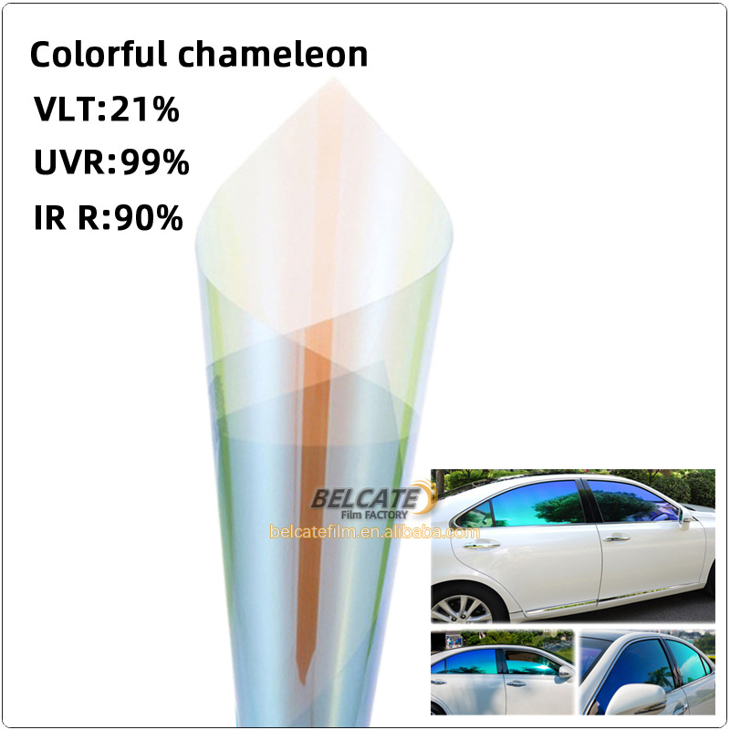 Photochromic film for Automotive glass screen protection, solar control window film sheet 65%VLT glue window tint