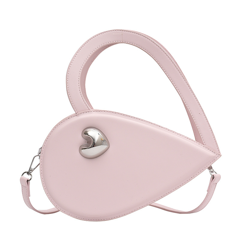 Luxury bags women handbags unique design lady shoulder bag heart shape purse girls crossbody sling bag