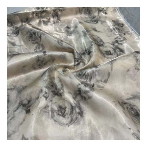 new Popular custom design polyester metallic crystal silk shiny liquid heavy shiny satin fabric digital print fabric for cloth