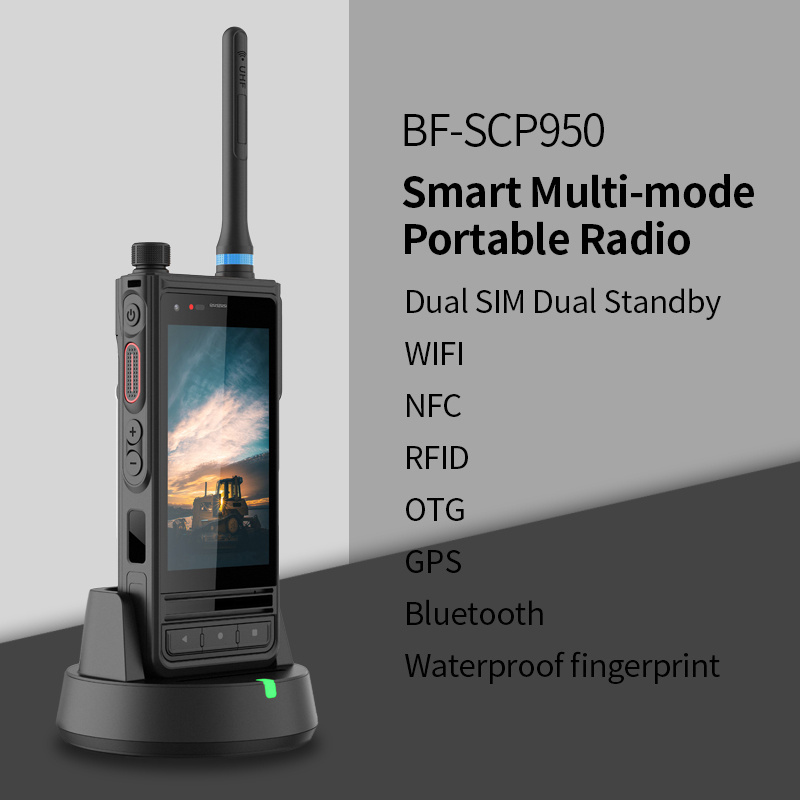 Belfone Bf-SCP950 IP68 Android System Analog Dmr Poc Telsiz Integrated Smart Radio Phone with Multi-Media Function