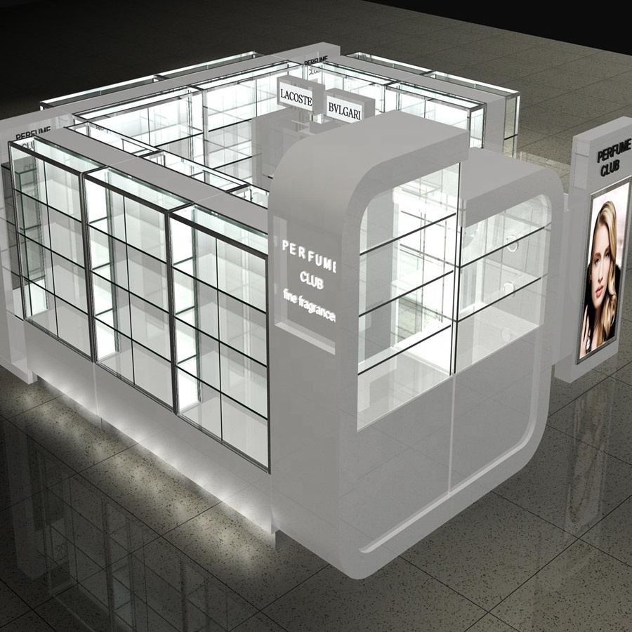 Popular store nail perfume mall kiosk design ideas for shopping